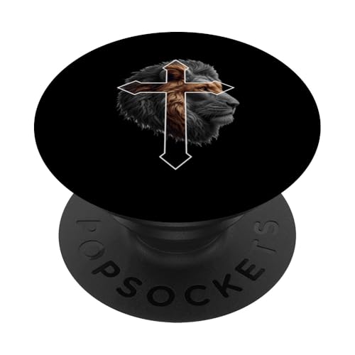 Jesus Löwe von Juda Christlicher religiöser Gläubiger Anbeter PopSockets Klebender PopGrip Jesus Löwe von Juda Christlicher religiöser Gläubiger Anbeter PopSockets Klebender PopGrip von Pastors Bible Reader Nuns Priests Worship Prayer