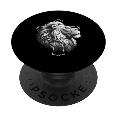 Jesus Löwe von Juda Christlicher religiöser Gläubiger Anbeter PopSockets Klebender PopGrip Jesus Löwe von Juda Christlicher religiöser Gläubiger Anbeter PopSockets Klebender PopGrip von Pastors Bible Reader Nuns Priests Worship Prayer