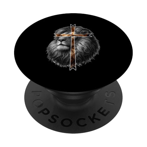 Jesus Löwe von Juda Christlicher religiöser Gläubiger Anbeter PopSockets Klebender PopGrip Jesus Löwe von Juda Christlicher religiöser Gläubiger Anbeter PopSockets Klebender PopGrip von Pastors Bible Reader Nuns Priests Worship Prayer