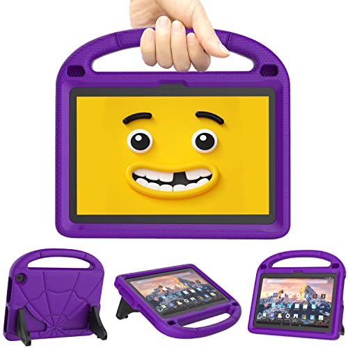 Kinder Hülle für Neue 8 Zoll Tablets, Nicht kompatibel mit TCL iPad 8 Zoll Tablets(Nur für 8Tablet 12/10. Gen, Modelle 2022/2020) - Patamiyar Leichtes Schocksicheres Gehäuse für 8” Tablets -Lila von Patamiyar