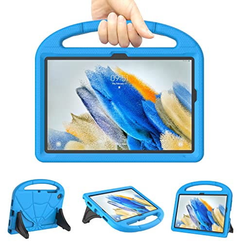 Patamiyar Kinder Hülle für Samsung Galaxy Tab A8 10,5 Zoll 2022, Leichte Stoßfest Kinderfreundliche Hülle mit Griff und Ständer für Samsung Galaxy Tablet A8 10,5 Zoll(SM-X200/X205/X207) (Blau) von Patamiyar
