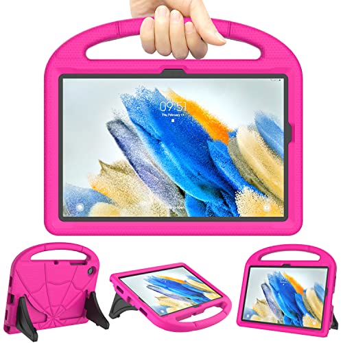 Patamiyar Kinder Hülle für Samsung Galaxy Tab A8 10,5 Zoll 2022, Leichte Stoßfest kinderfreundliche Hülle mit Griff und Ständer für Galaxy Tablet A8 10,5 Zoll (SM-X200/X205/X207) (Rosa) von Patamiyar