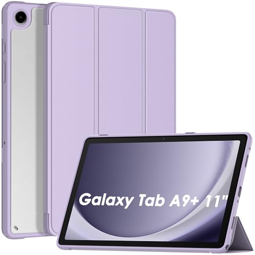 Patamiyar Samsung Galaxy Tab A9+ Plus Hülle 11 Zoll 2023(SM -X210/X216/X218),Galaxy Tab A9 Plus Hülle 11" Schlanker Leichter Ständer Schutzhülle mit Auto Schlaf/Wach Für Samsung Tablet A9 Plus -Lila von Patamiyar