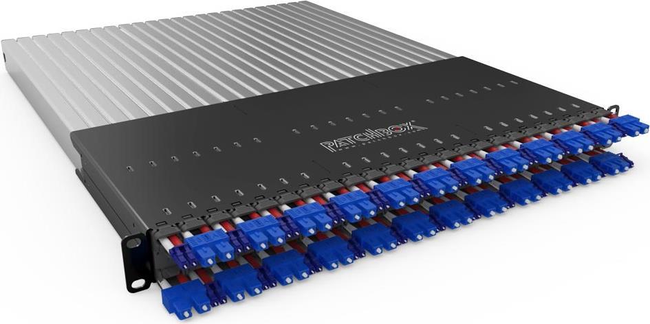 PATCHBOX® Plus+ Fiber Optic (OS2, LC-SC, 1.8m / 30RU) (P60SMAOS21224Y) von Patchbox