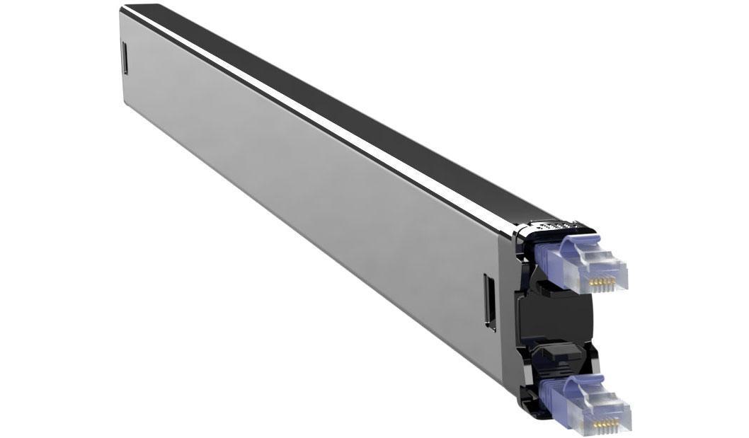 PATCHBOX PLUS+ - Kupferkassette - einziehbar - CAT 6a - STP (C60STPXC6AXX1V) von Patchbox