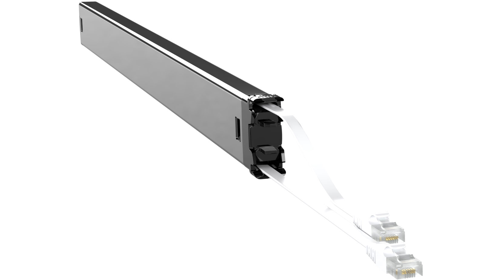 PATCHBOX PLUS+ Long Range - Kupferkassette - einziehbar - CAT 6a - UTP (C60UTPXC6AX31W) von Patchbox