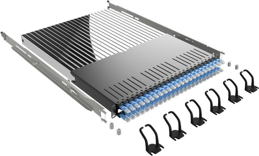 PATCHBOX PLUS+ - Kabeleinzugssystem - RAL 9005 (P60STPXC6AX24B) von Patchbox