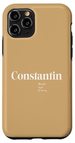 Constantin – Entschlossen, treu und dauerhaft Hülle für iPhone 11 Pro Constantin – Entschlossen, treu und dauerhaft Hülle für iPhone 11 Pro von Patchi Guy