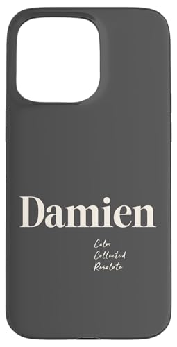 Damien — Ruhig, gefasst und entschlossen Hülle für iPhone 15 Pro Max Damien — Ruhig, gefasst und entschlossen Hülle für iPhone 15 Pro Max von Patchi Guy