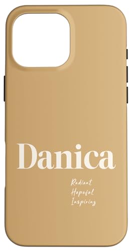 Danica – strahlend, hoffnungsvoll und inspirierend Hülle für iPhone 16 Pro Max Danica – strahlend, hoffnungsvoll und inspirierend Hülle für iPhone 16 Pro Max von Patchi Guy