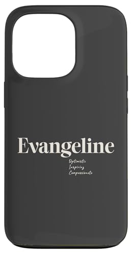 Evangeline – optimistisch, inspirierend und mitfühlend Hülle für iPhone 13 Pro Evangeline – optimistisch, inspirierend und mitfühlend Hülle für iPhone 13 Pro von Patchi Guy