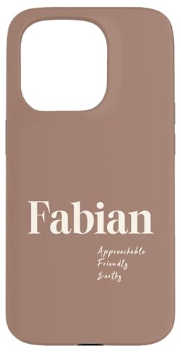 Fabian – zugänglich, freundlich und erdig Hülle für iPhone 15 Pro Fabian – zugänglich, freundlich und erdig Hülle für iPhone 15 Pro von Patchi Guy