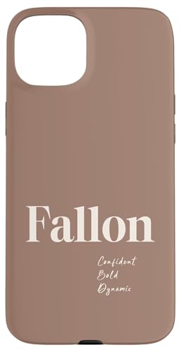 Fallon – selbstbewusst, mutig und dynamisch Hülle für iPhone 15 Plus Fallon – selbstbewusst, mutig und dynamisch Hülle für iPhone 15 Plus von Patchi Guy