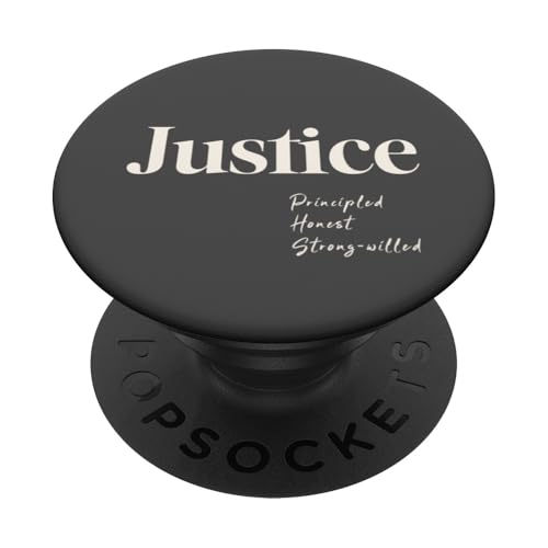 Gerechtigkeit - Prinzipiert, ehrlich und willensstark PopSockets Klebender PopGrip Gerechtigkeit - Prinzipiert, ehrlich und willensstark PopSockets Klebender PopGrip von Patchi Guy