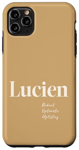 Lucien – strahlend, optimistisch und erhebend Hülle für iPhone 11 Pro Max Lucien – strahlend, optimistisch und erhebend Hülle für iPhone 11 Pro Max von Patchi Guy