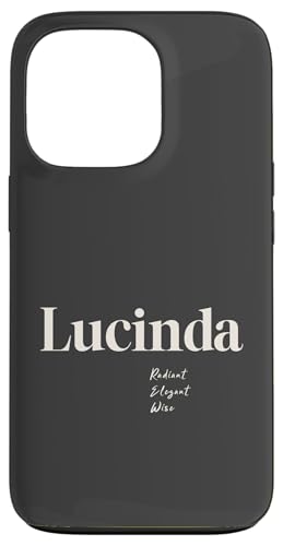 Lucinda – strahlend, elegant und weise Hülle für iPhone 13 Pro von Patchi Guy