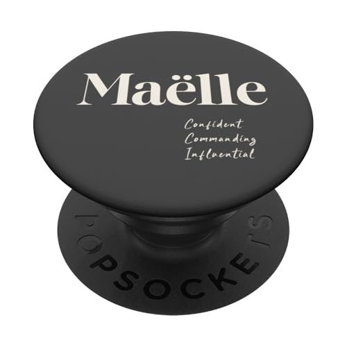 Maelle - Selbstbewusst, kommandierend und informiert PopSockets Klebender PopGrip von Patchi Guy