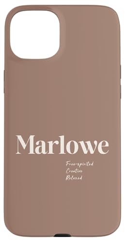 Marlowe – Freigeistig, kreativ und entspannt Hülle für iPhone 15 Plus Marlowe – Freigeistig, kreativ und entspannt Hülle für iPhone 15 Plus von Patchi Guy