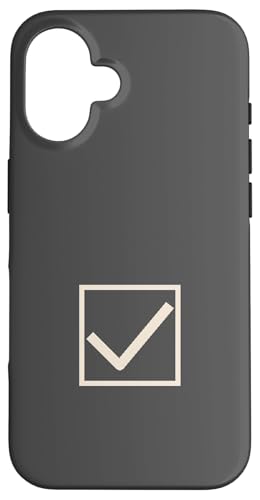 Minimalistisches Kritzelei-Häkchen Hülle für iPhone 16 Minimalistisches Kritzelei-Häkchen Hülle für iPhone 16 von Patchi Guy