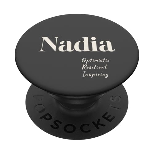 Nadia – optimistisch, belastbar und inspirierend PopSockets Klebender PopGrip von Patchi Guy