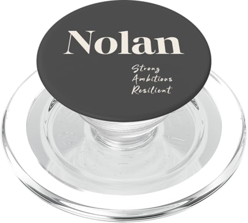 Nolan – Stark, ehrgeizig und belastbar PopSockets PopGrip für MagSafe Nolan – Stark, ehrgeizig und belastbar PopSockets PopGrip für MagSafe von Patchi Guy