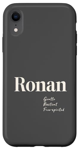 Ronan – sanft, belastbar und freigeistig Hülle für iPhone XR Ronan – sanft, belastbar und freigeistig Hülle für iPhone XR von Patchi Guy