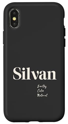 Silvan - Erdig, ruhig und natürlich Hülle für iPhone X/XS von Patchi Guy