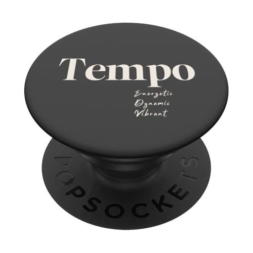 Tempo – energisch, dynamisch und lebendig PopSockets Klebender PopGrip von Patchi Guy