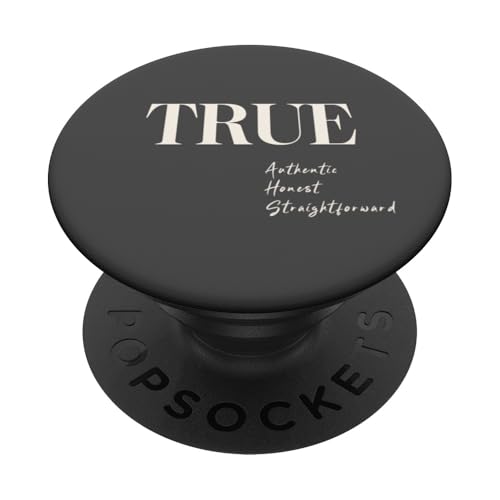 True - Authentisch, ehrlich und unkompliziert PopSockets Klebender PopGrip True - Authentisch, ehrlich und unkompliziert PopSockets Klebender PopGrip von Patchi Guy