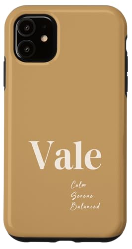 Vale – ruhig, gelassen und ausgeglichen Hülle für iPhone 11 Vale – ruhig, gelassen und ausgeglichen Hülle für iPhone 11 von Patchi Guy