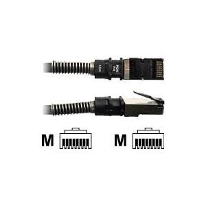 PatchSee PCI6Patch - Patch-Kabel - RJ-45 (M) - RJ-45 (M) - 1,5m - FTP - CAT 6a - halogenfrei, mit Knickschutz - Schwarz (PCI6-F/5) von Patchsee