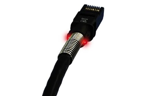 PatchSee Patchkabel CAT 6a U-FTP 10GBit Cu LSZH AWG 26 Länge 1,2m Farbe Schwarz Verpackungseinheit 1 Stück von Patchsee