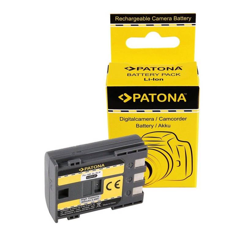 Patona Akku für Canon NB-2L NB-2LH NB-2L18 BP-2L5 Kamera-Akku Ersatzakku Kameraakku 600 mAh (7,4 V, 1 St), Akku für Canon NB-2L NB-2LH NB-2L18 von Patona