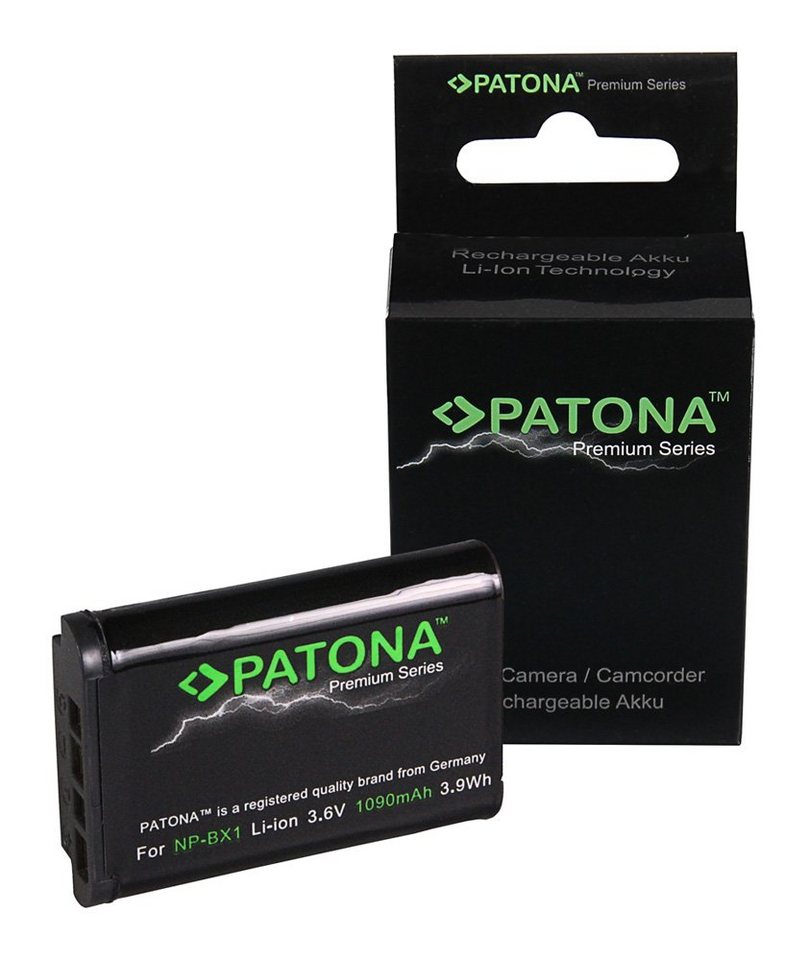 Patona Akku für die Sony Vlog ZV-1, kompatibel mit Sony NP-BX Kamera-Akku NP-BX1 1090 mAh Patona Akku für die Sony Vlog ZV-1, kompatibel mit Sony NP-BX Kamera-Akku NP-BX1 1090 mAh von Patona