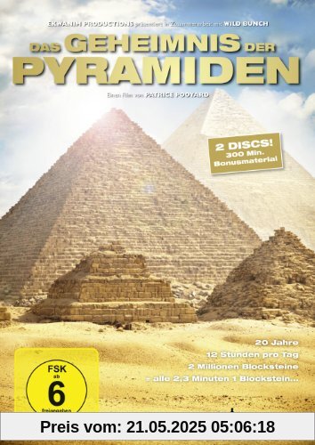 Das Geheimnis der Pyramiden [2 DVDs] von Patrice Pooyard