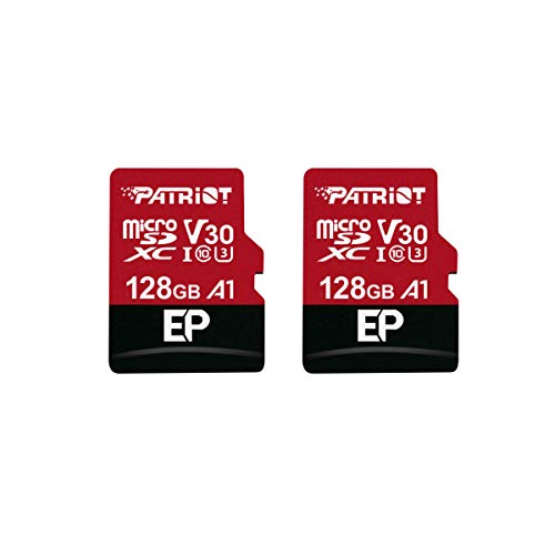 Patriot Memory 128GB A1 / V30 Speicherkarte für Android-Telefone und -Tablets, 4K-Videoaufnahme - 2er Pack von Patriot Memory