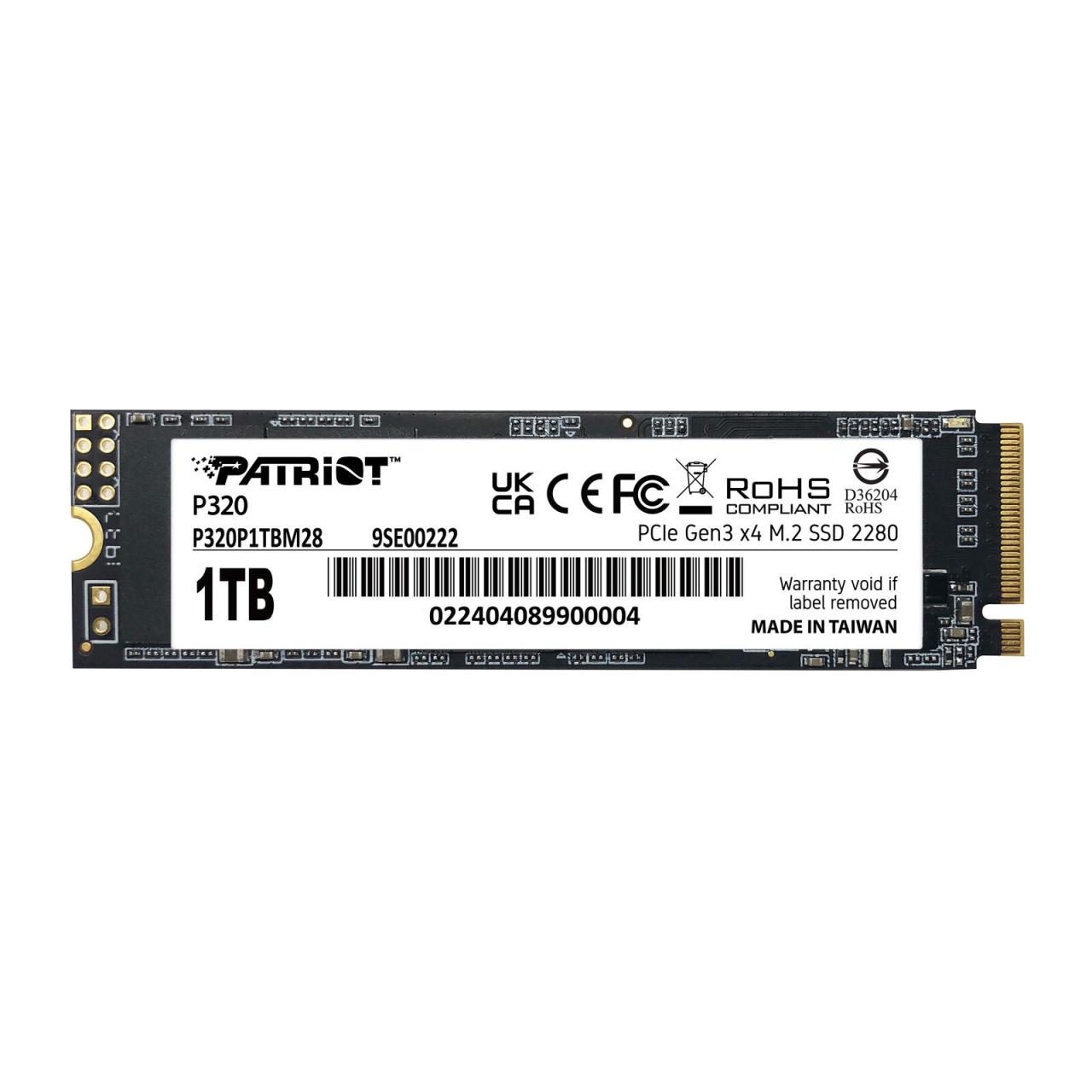 Patriot Memory P320 M.2 SSD - 1 TB Patriot Memory P320 M.2 SSD - 1 TB von Patriot Memory