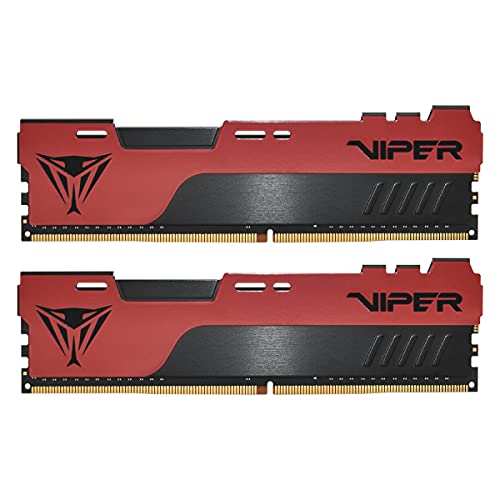 Patriot Memory Viper Elite II DDR4 16GB (2x8GB) 4000MHz Gaming Arbeitsspeicher KIT Schwarz/Rot von Patriot Memory