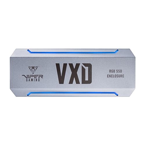 Patriot Memory Viper Gaming VXD M.2 PCIe RGB SSD Gehäuse - USB 3.2 Gen 2 für SSD-Größe 2230/2242/2260/2280 Patriot Memory Viper Gaming VXD M.2 PCIe RGB SSD Gehäuse - USB 3.2 Gen 2 für SSD-Größe 2230/2242/2260/2280 von Patriot Memory