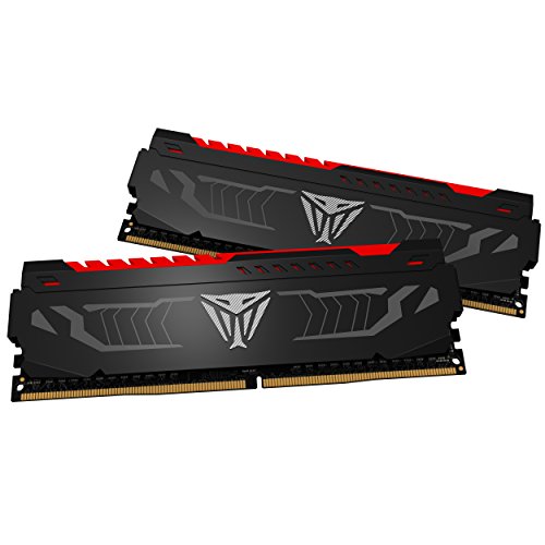 Patriot Memory Viper Red LED 16 GB DDR4 3000 MHz Modul Speicher- – Module Arbeitsspeicher (16 GB, 2 x 8 GB, DDR4, 3000 MHz, 288-pin DIMM, Schwarz, Weiß) von Patriot