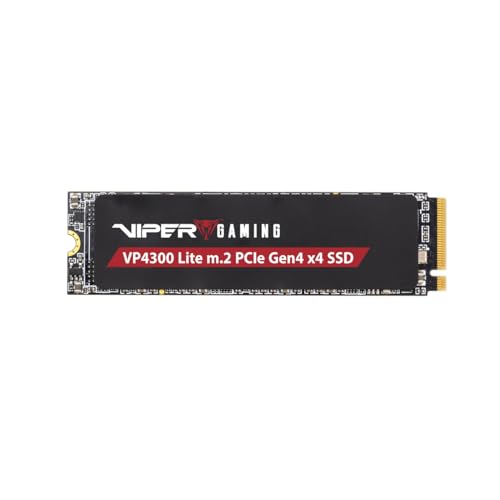 Patriot Memory Viper VP4300 Lite 4TB M.2 PCIe Gen4 x4 SSD Kompatibel mit PS5 von Patriot Memory