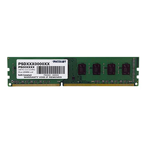 Patriot Signature 4GB DDR3 1600 MHz Arbeitsspeicher Module (4 GB, 1 x 4 GB, DDR3, 1600 MHz, 240 - pin DIMM) PSD34G160081 von Patriot Memory