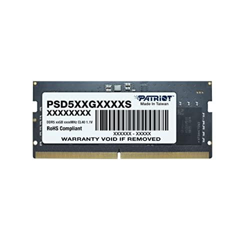 Patriot Signature Line DDR5 16GB (1 x 16GB) 5600MHz SODIMM Single - PSD516G560081S von Patriot Memory
