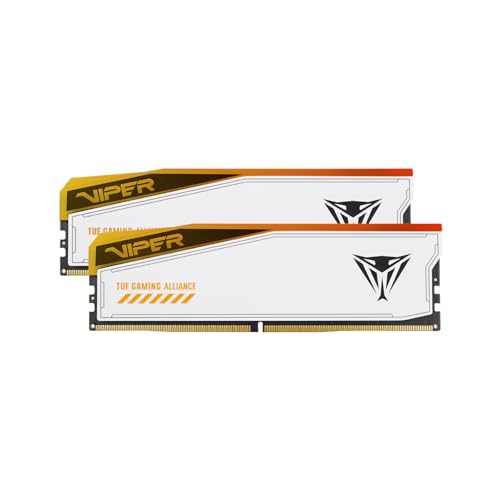 Patriot Viper Elite 5 TUF Gaming RGB DDR5 RAM 32GB (2X16GB) 6000MT/s CL36 UDIMM Desktop Gaming Speicherkit - PVER532G60C36KT von Patriot Memory