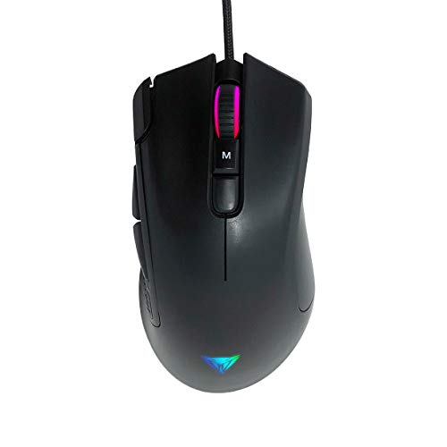 Patriot Viper V551 RGB Gaming Maus, 12000 DPI Optischer Sensor, RGB Beleuchtung, 7 Programmierbare Tasten, Voll anpassbar und im ergonomischen Design, 220 IPS Gaming Mouse für PC von Patriot Memory