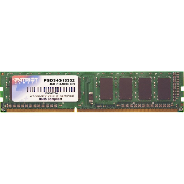 DIMM 4 GB DDR3-1333  , Arbeitsspeicher von Patriot