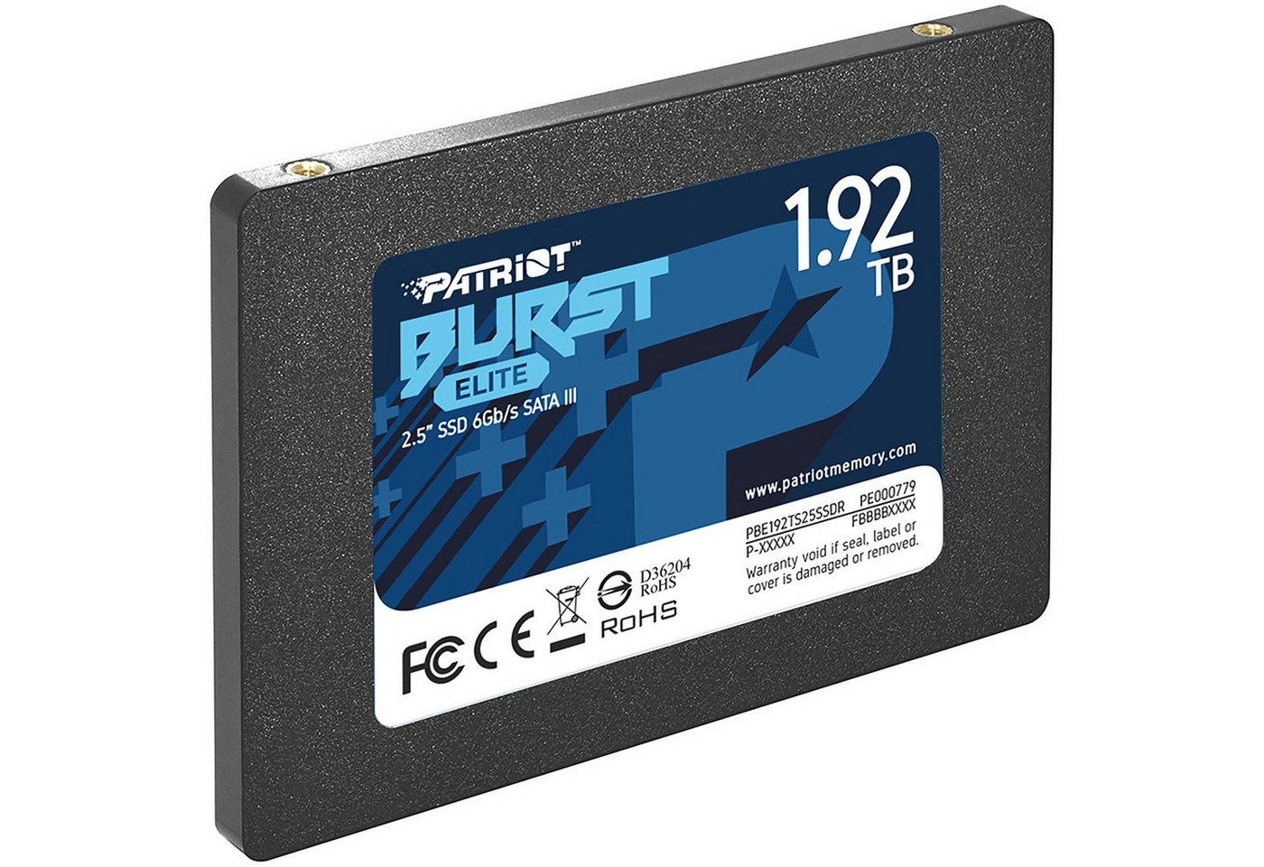 Patriot Burst Elite 1,92 TB SSD-Festplatte (1.920 GB) 2,5" von Patriot