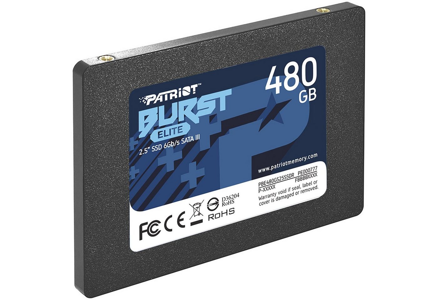 Patriot Burst Elite 480 GB SSD-Festplatte (480 GB) 2,5" von Patriot