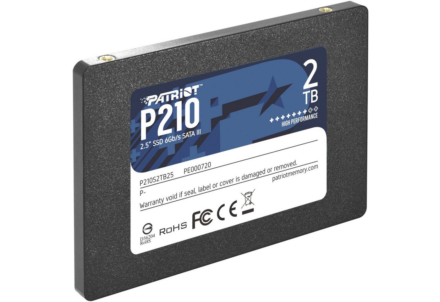 Patriot P210 2 TB SSD-Festplatte (2 TB) 2,5" von Patriot