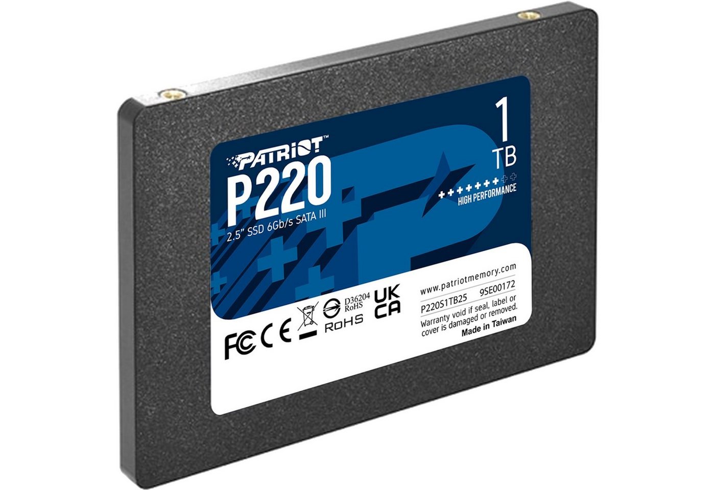 Patriot P220 1 TB SSD-Festplatte (1 TB) 2,5" von Patriot